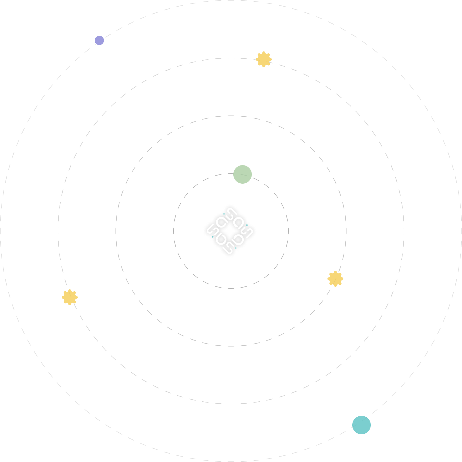 Circular decoration